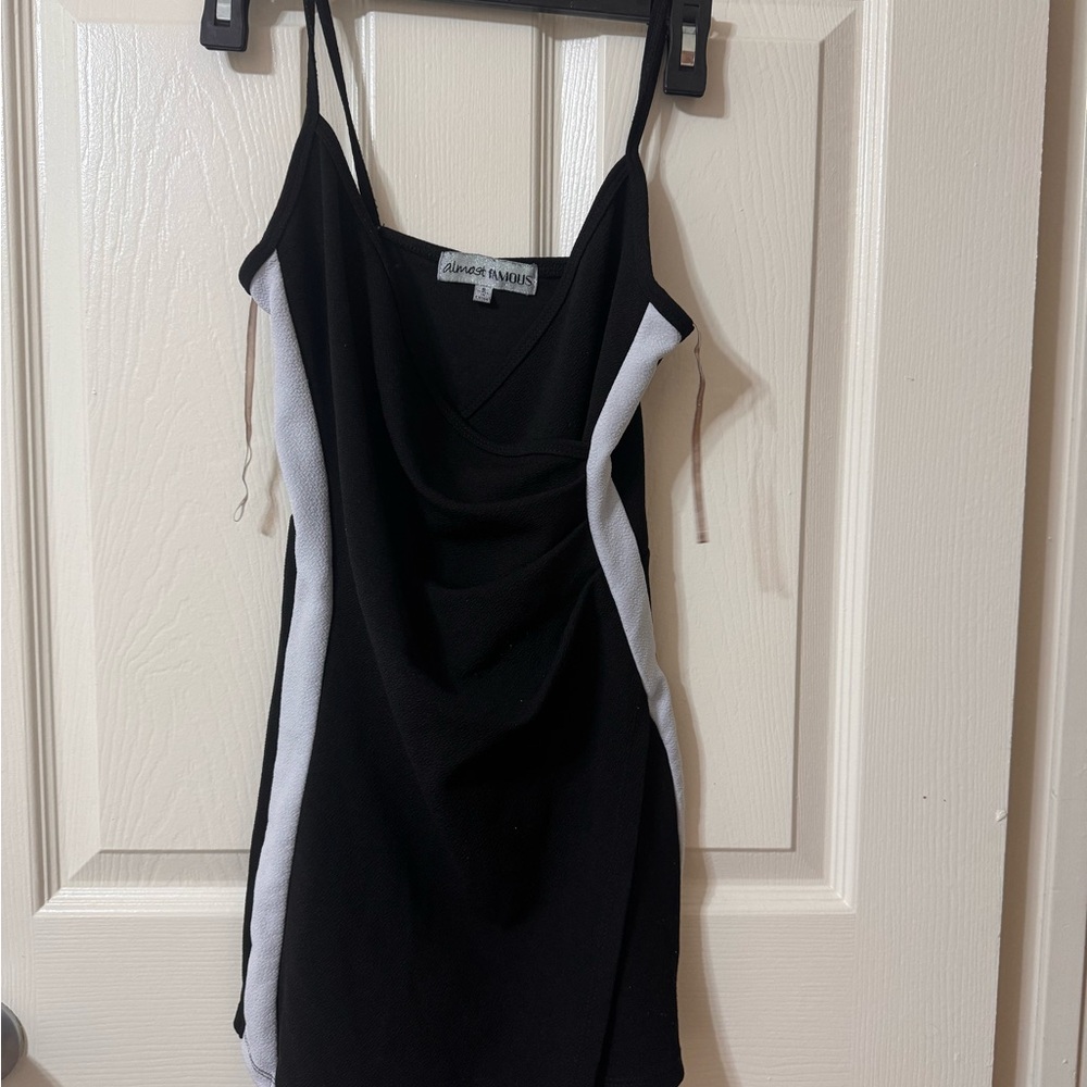 Chic Black and White Dress